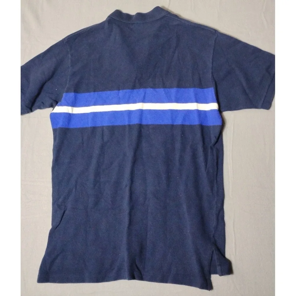 Polo by Ralph Lauren Short Sleeve 100% Cotton Blue Striped Shirt Size X-Large